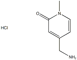 4-(aminomethyl)-1-methyl-1,2-dihydropyridin-2-one hydrochloride Structure