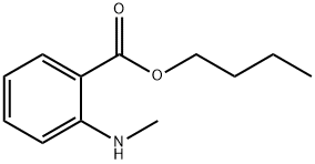 N-메틸안타닐산부틸에스테르 구조식 이미지