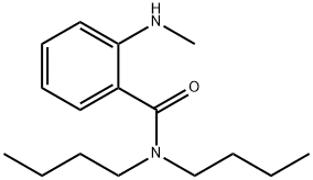 N,N-Dibutyl-o-(methylamino)benzamide Structure