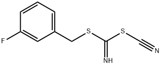 (3-플루오로페닐)메틸시아노카보니미도디티오에이트 구조식 이미지