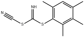 Methyl(2,4,6-trimethylphenyl)cyanocarbonimido-dithioate Structure