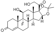 9-Fluoro-16a,17-(isopropylidenedioxy)corticosterone Structure