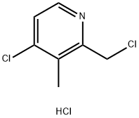 4-Chloro-2-(chloromethyl)-3-Methyl Pyridine Hydrochloride  구조식 이미지