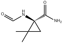 Cyclopropanecarboxamide, 1-(formylamino)-2,2-dimethyl-, (S)- (9CI) Structure