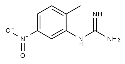 Guanidine,(2-methyl-5-nitrophenyl) 구조식 이미지