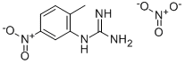 (2-Methyl-5-nitrophenyl)guanidine nitrate 구조식 이미지