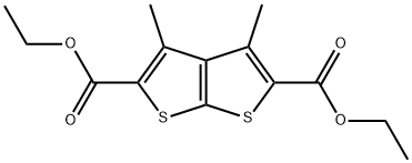 DIETHYL 3,4-DIMETHYLTHIENO[2,3-B]THIOPHENE-2,5-DICARBOXYLATE Structure