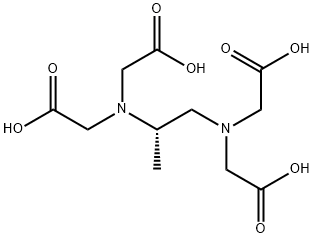 (S)-(+)-1,2-Diaminopropane-N,N,N',N'-tetraacetic acid 구조식 이미지