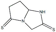 1H-Pyrrolo[1,2-a]imidazole-2,5(3H,6H)-dithione,  dihydro-,  (-)- 구조식 이미지