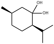 1,1-Cyclohexanediol,5-methyl-2-(1-methylethyl)-,(2R,5R)-(9CI) 구조식 이미지