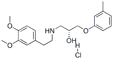 bevantolol hydrochloride Structure