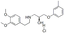 bevantolol hydrochloride Structure