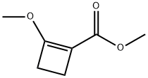 1-사이클로부텐-1-카복실산,2-메톡시-,메틸에스테르(9CI) 구조식 이미지