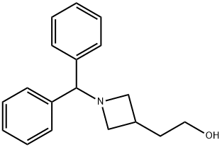 2-(1-BENZHYDRYLAZETIDIN-3-YL)에탄올 구조식 이미지