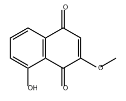 8-Hydroxy-2-methoxy-1,4-naphthalenedione Structure