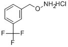 1-[(AMMONIOOXY)METHYL]-3-(TRIFLUOROMETHYL)BENZENE CHLORIDE Structure