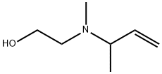 Ethanol, 2-[methyl(1-methyl-2-propenyl)amino]- (9CI) Structure