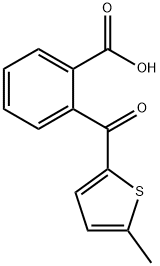 5-METHYL-2-THIENYLCARBONYL BENZOIC ACID Structure