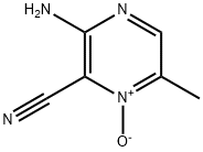 Pyrazinecarbonitrile, 3-amino-6-methyl-, 1-oxide (9CI) Structure