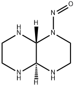 피라지노[2,3-b]피라진,데카히드로-1-니트로소-,트랜스-(9CI) 구조식 이미지