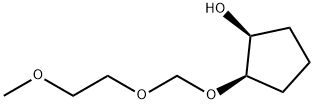 Cyclopentanol, 2-[(2-methoxyethoxy)methoxy]-, (1S-cis)- (9CI) Structure