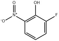 2-플루오로-6-니트로페놀 구조식 이미지
