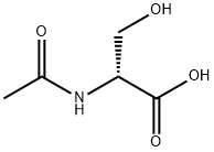 D-Serine, N-acetyl- Structure