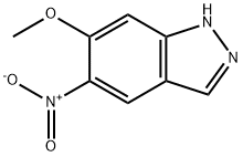 6-METHOXY-5-NITRO (1H)INDAZOLE Structure