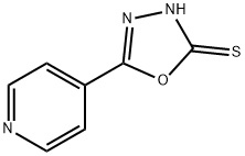 5-(4-피릴딜)-1,3,4-옥사디아졸-2-티올 구조식 이미지