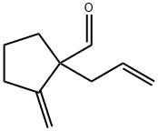 시클로펜탄카르복스알데히드,2-메틸렌-1-(2-프로페닐)-(9CI) 구조식 이미지