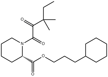 (S)-3-cyclohexylpropyl 1-(3,3-diMethyl-2-oxopentanoyl)piperidine-2-carboxylate 구조식 이미지