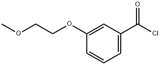 Benzoyl chloride, 3-(2-methoxyethoxy)- (9CI) Structure