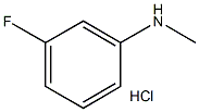 3-플루오로-N-메틸아닐린,HCl 구조식 이미지