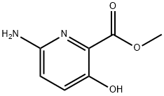 2-Pyridinecarboxylicacid,6-amino-3-hydroxy-,methylester(9CI) Structure