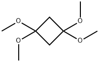 1,1,3,3-Tetramethoxycyclobutane Structure