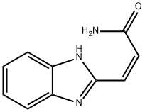 2-Propenamide,3-(1H-benzimidazol-2-yl)-,(Z)-(9CI) 구조식 이미지