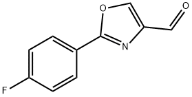 2-(4-FLUORO-PHENYL)-OXAZOLE-4-CARBALDEHYDE Structure