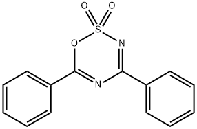 4,6-Diphenyl-1,2,3,5-oxathiadiazine 2,2-dioxide Structure
