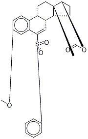 3-메톡시-6-페닐술포닐-6,7-디데히드로에스트라디올 구조식 이미지