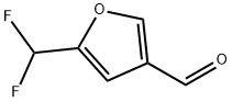 3-푸란카르복스알데히드,5-(디플루오로메틸)-(9CI) 구조식 이미지