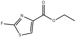 에틸2-플루오로티아졸-4-카르복실레이트 구조식 이미지