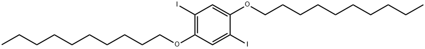 1,4-DIIODO-2,5-BIS(DECYLOXY)BENZENE Structure