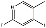 2-Fluoro-4-iodo-5-picoline Structure