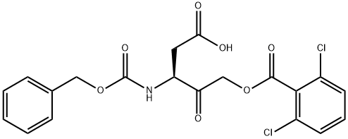 Z-ASP-2,6-DICHLOROBENZOYLOXYMETHYLKETONE Structure