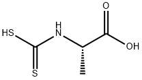 Alanine, N-(dithiocarboxy)- (9CI) Structure