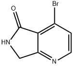 5H-Pyrrolo[3,4-b]pyridin-5-one, 4-bromo-6,7-dihydro- 구조식 이미지