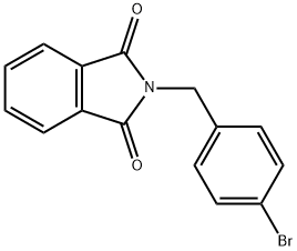 2-(4-bromobenzyl)-1H-isoindole-1,3(2H)-dione 구조식 이미지