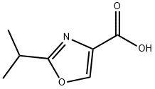 4-옥사졸카르복실산,2-(1-메틸에틸)-(9Cl) 구조식 이미지