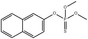 포스포로티오산,O,O-디메틸O-2-나프탈레닐에스테르 구조식 이미지