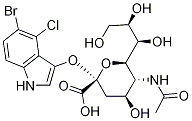 2-O-(5-broMo-4-클로로인돌-3-일)시알산 구조식 이미지